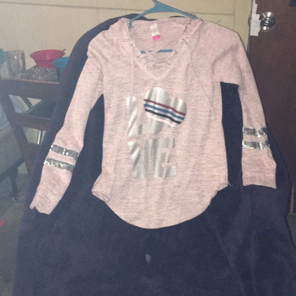 pinkish love shirt